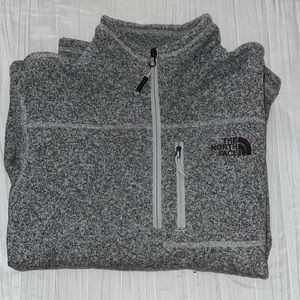 North Face Quarter Zip Fleece Pullover